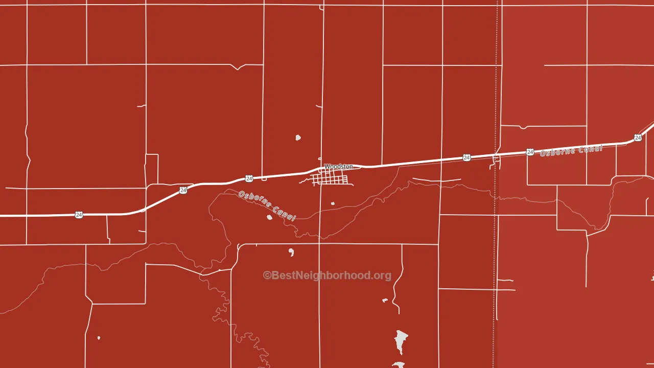 67675, KS block-group political-lean map