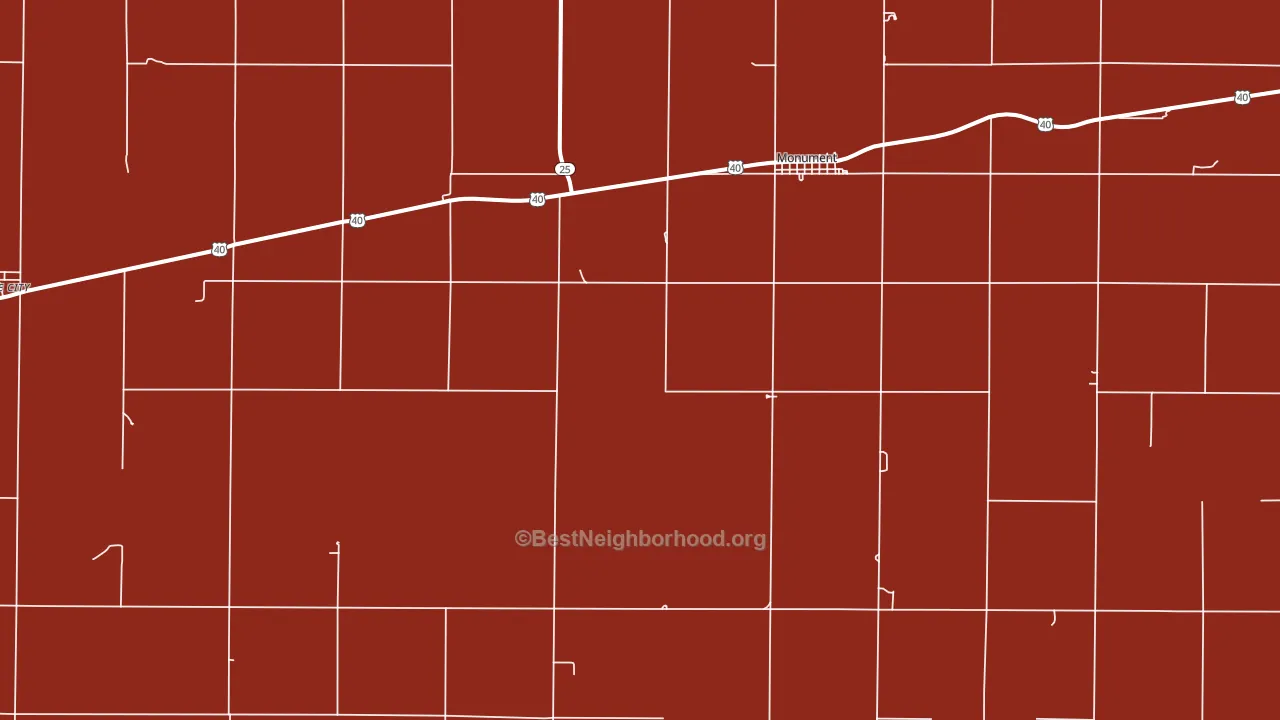 67747, KS block-group political-lean map
