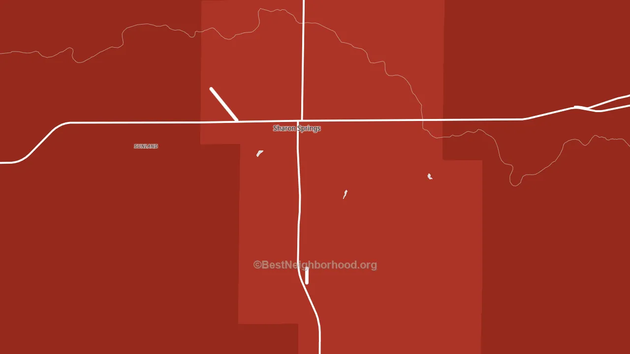 67758, KS block-group political-lean map
