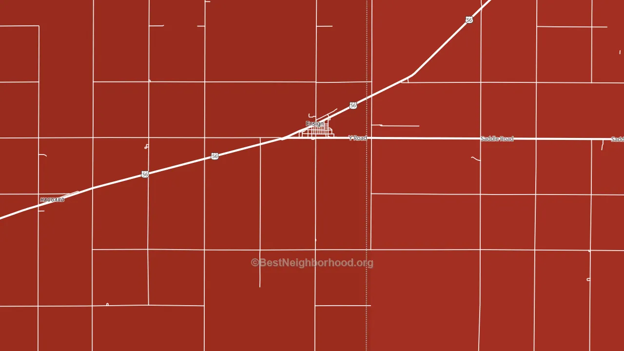 67841, KS block-group political-lean map