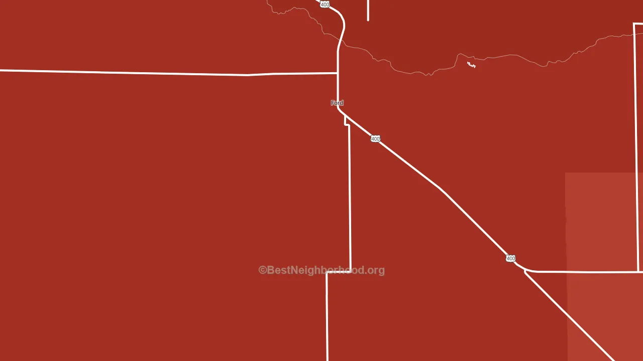 67842, KS block-group political-lean map