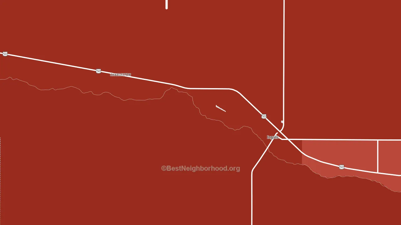 67853, KS block-group political-lean map