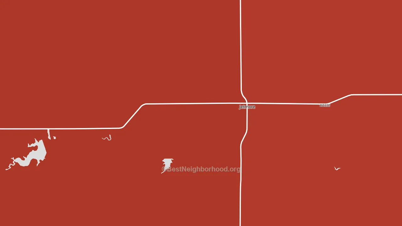 67854, KS block-group political-lean map