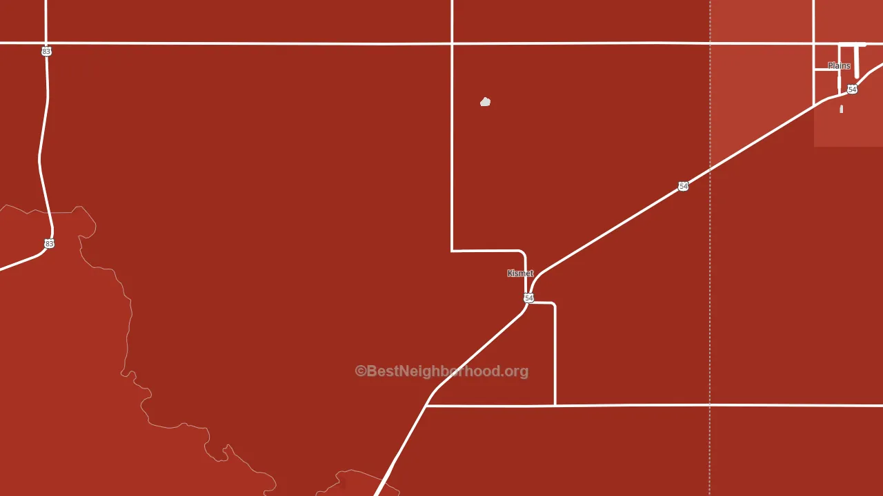 67859, KS block-group political-lean map
