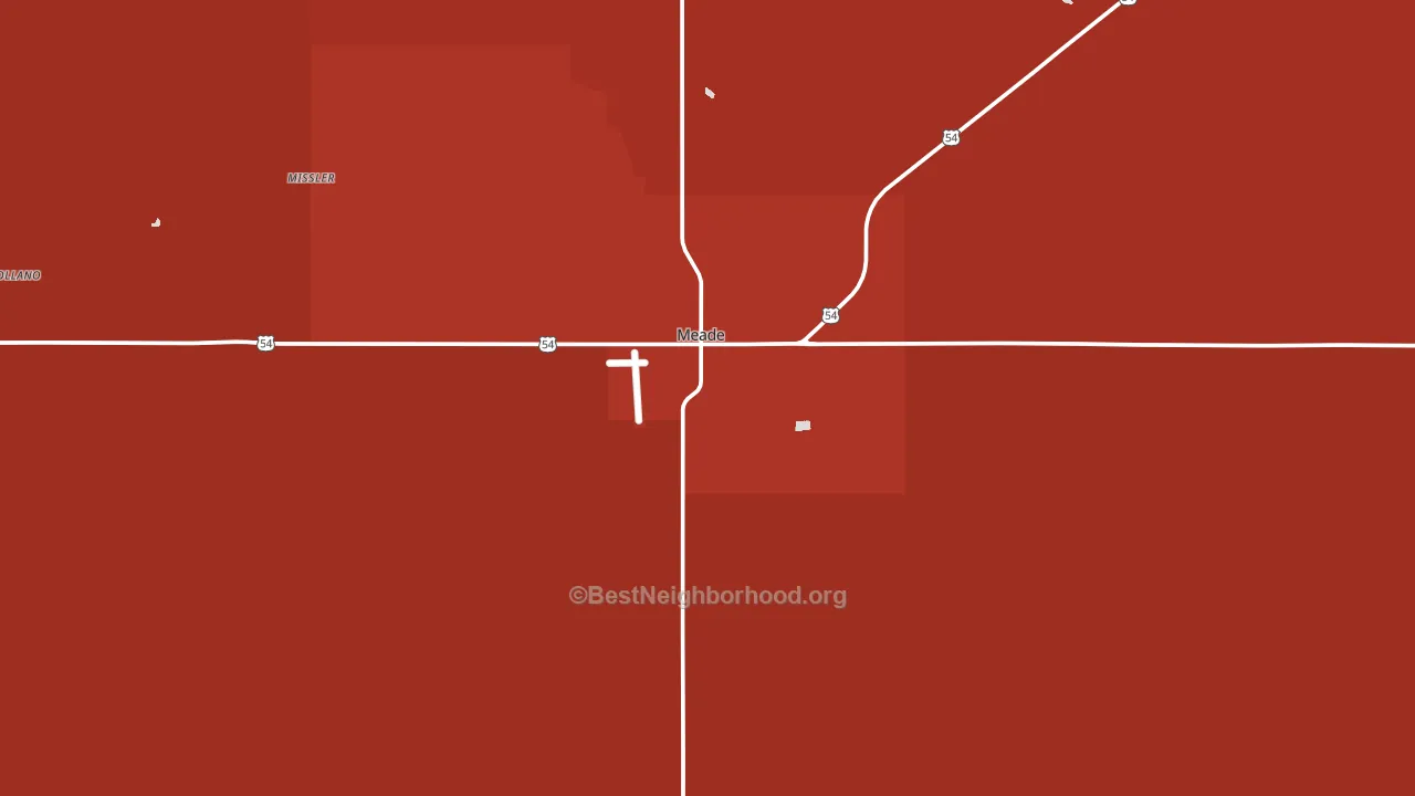 67864, KS block-group political-lean map