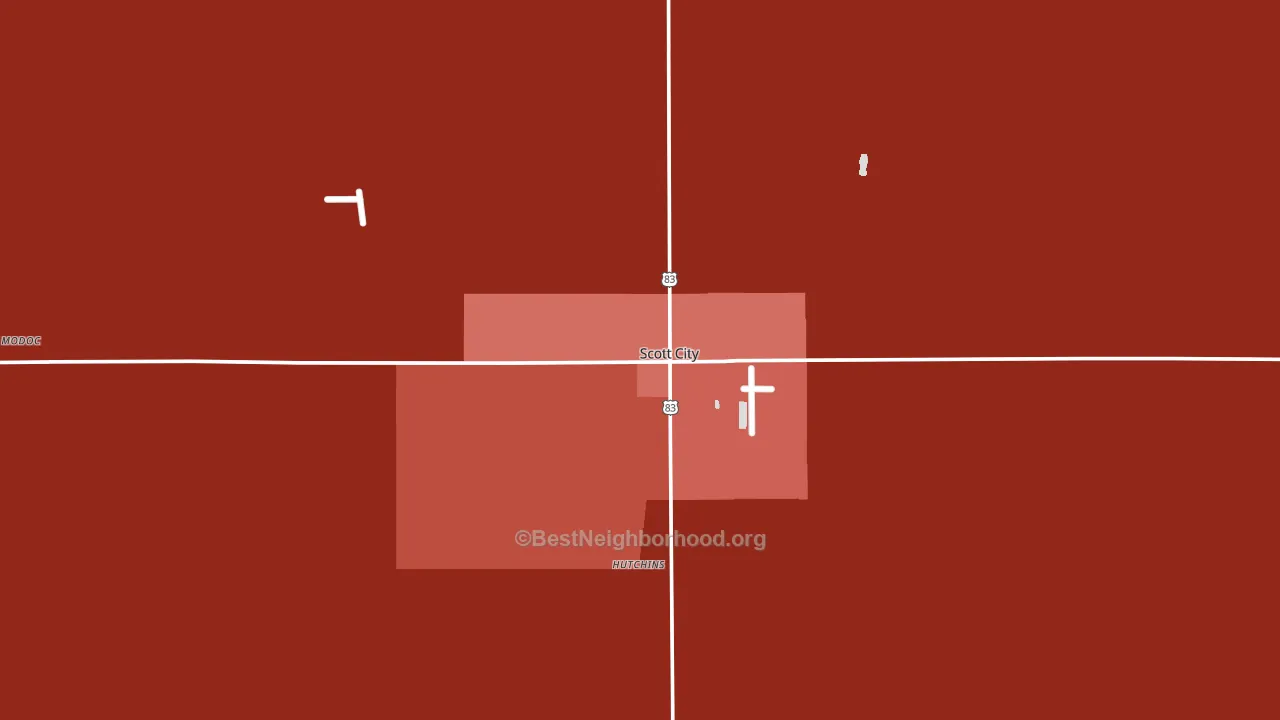 67871, KS block-group political-lean map
