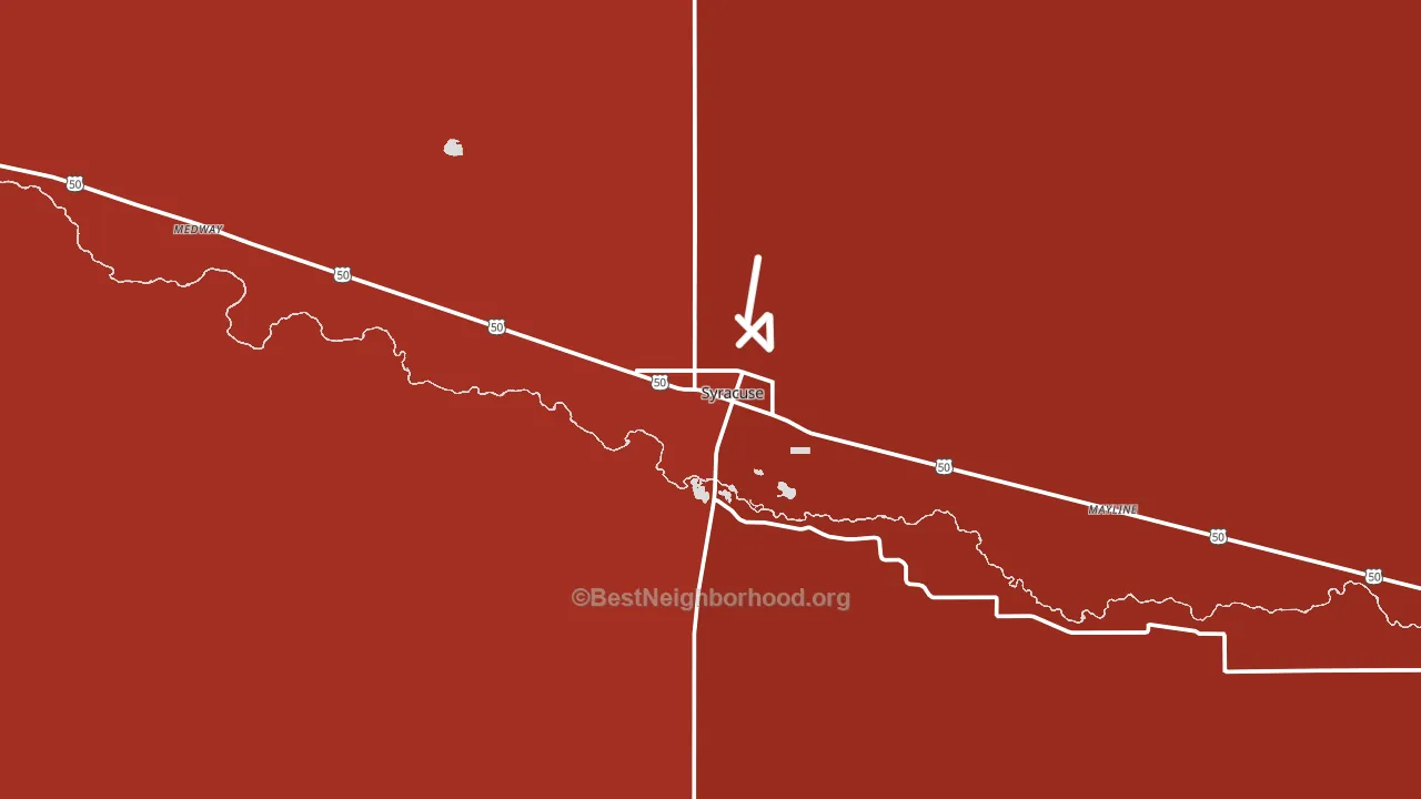 67878, KS block-group political-lean map