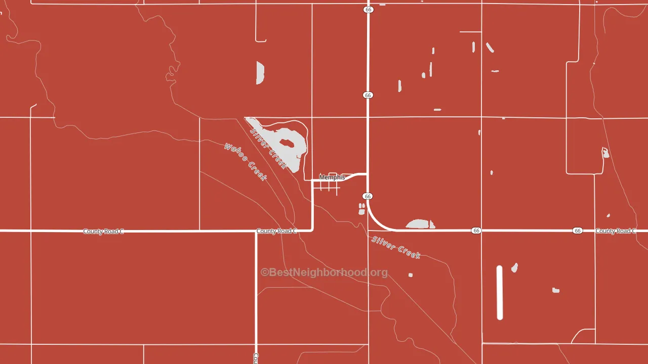 68042, NE block-group political-lean map