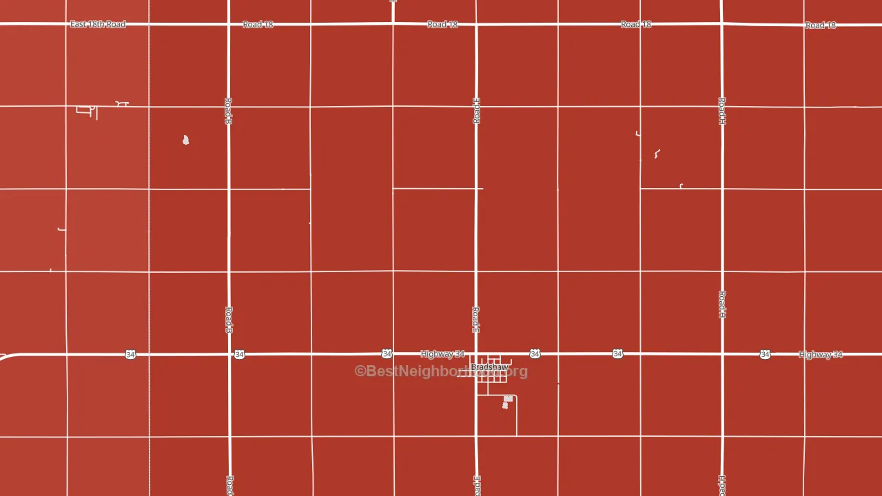 68319, NE block-group political-lean map