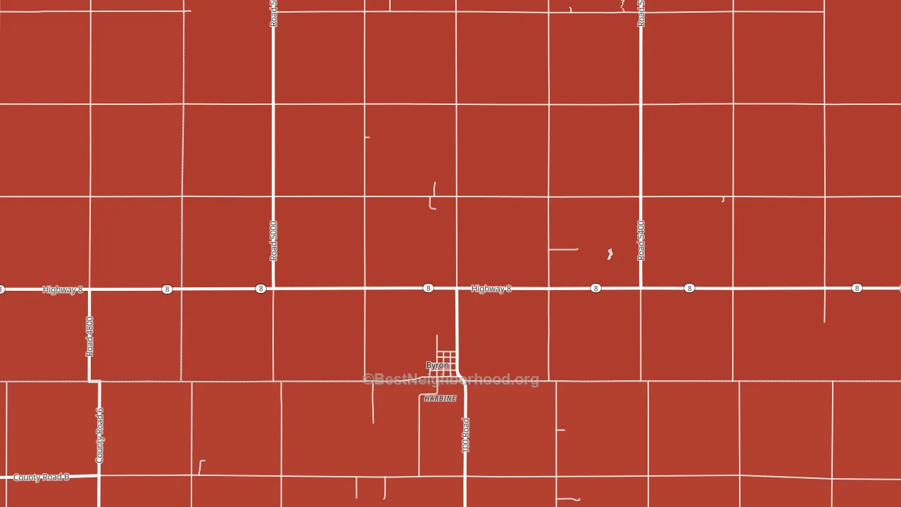 68325, NE block-group political-lean map
