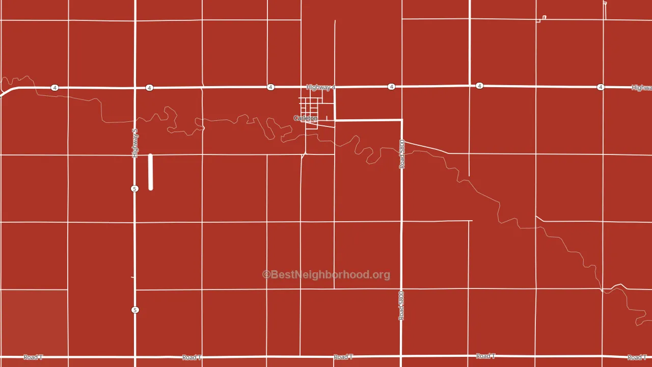 68326, NE block-group political-lean map