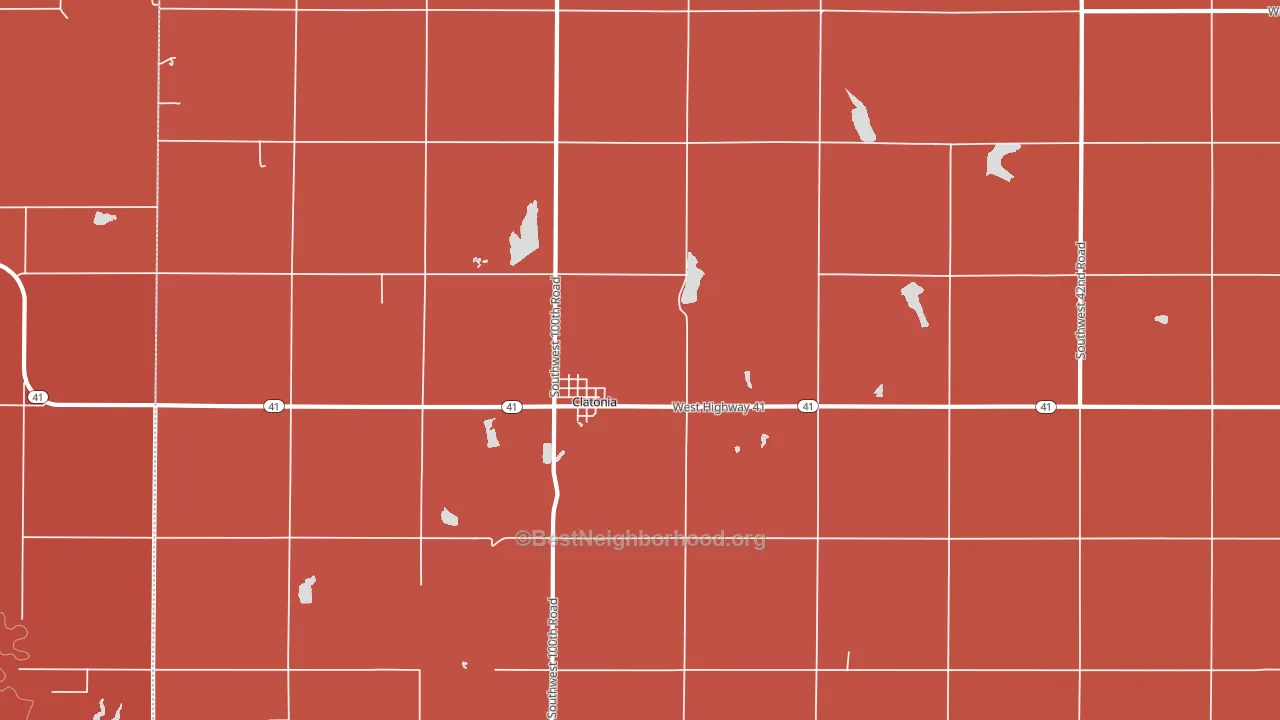 68328, NE block-group political-lean map