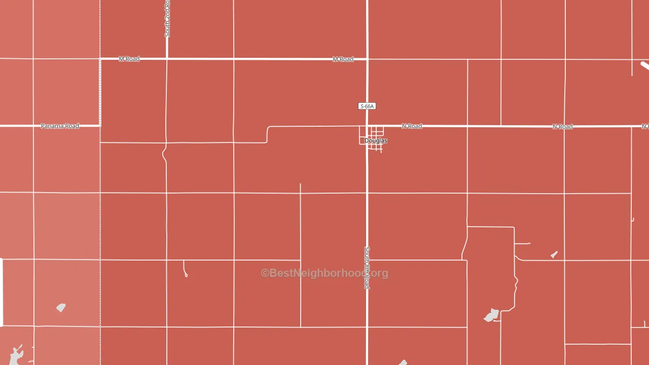 68344, NE block-group political-lean map