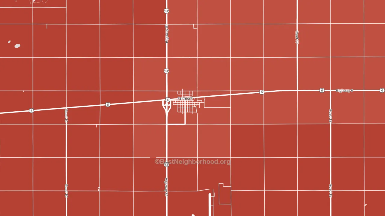 68354, NE block-group political-lean map