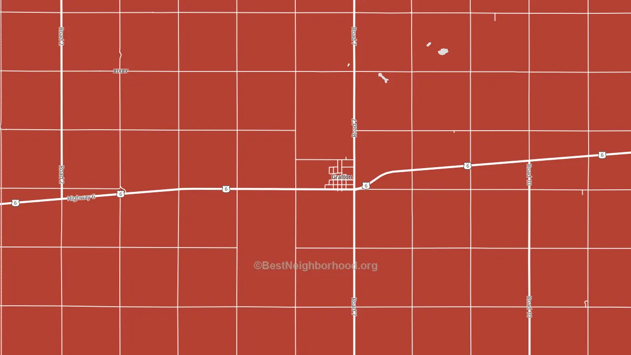 68365, NE block-group political-lean map