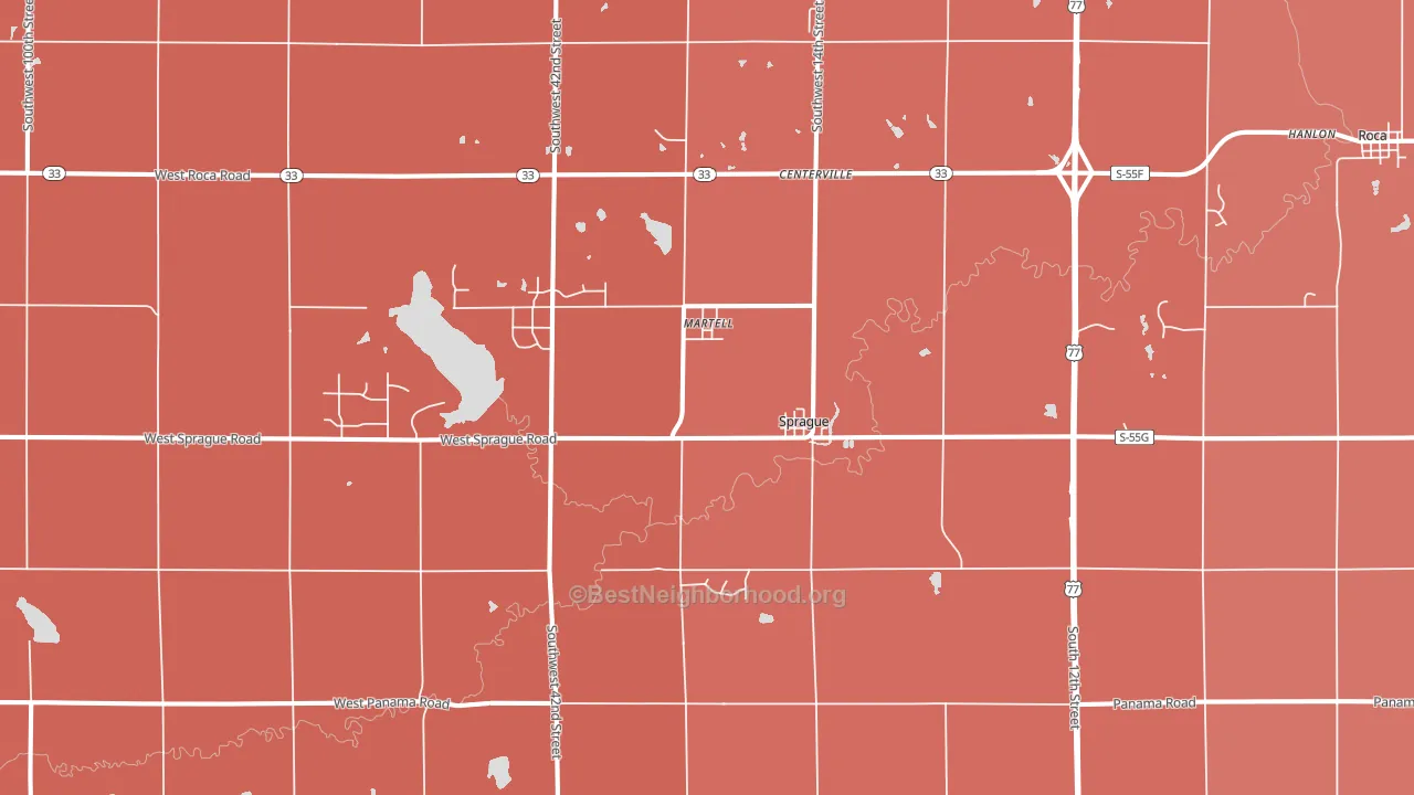 68404, NE block-group political-lean map