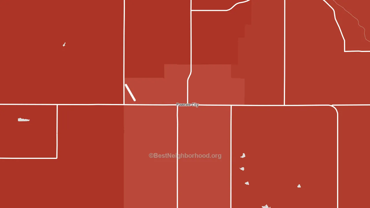 68420, NE block-group political-lean map