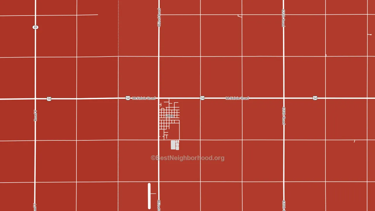 68456, NE block-group political-lean map