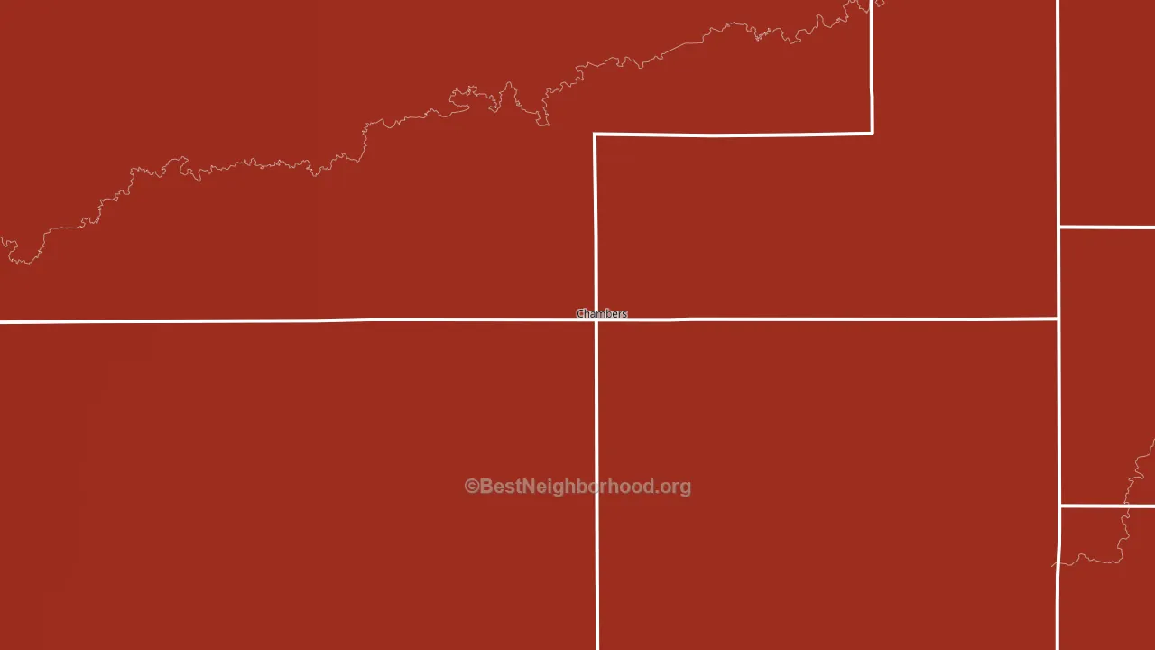 68725, NE block-group political-lean map