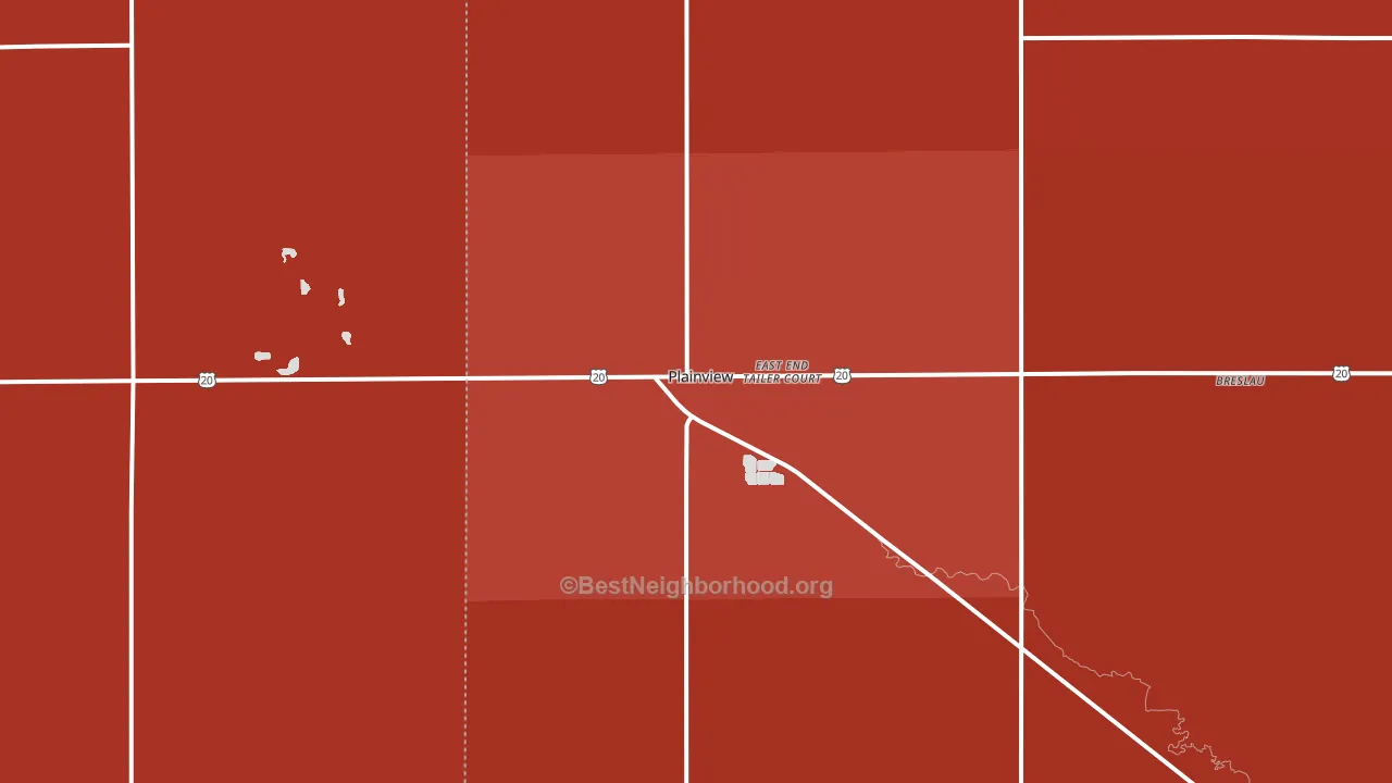 68769, NE block-group political-lean map