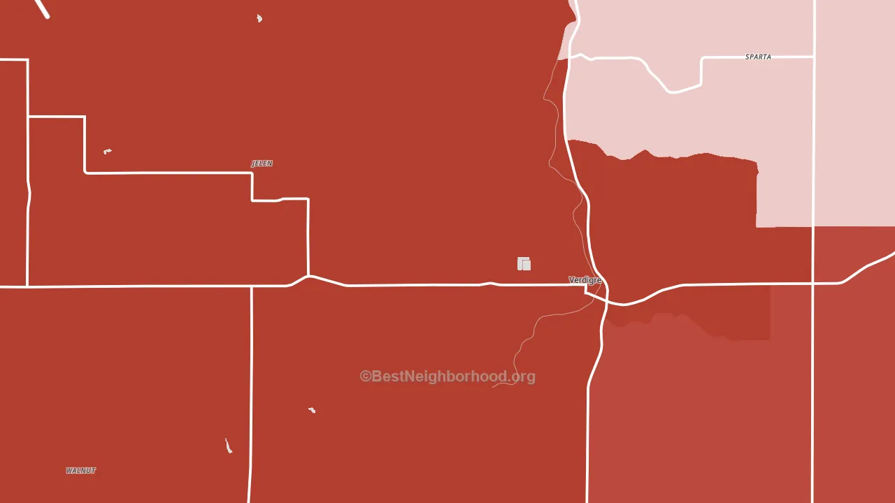 68783, NE block-group political-lean map