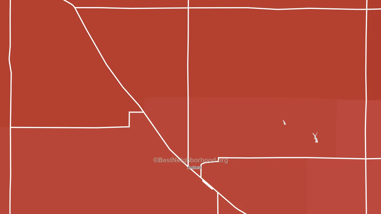 68812, NE block-group political-lean map