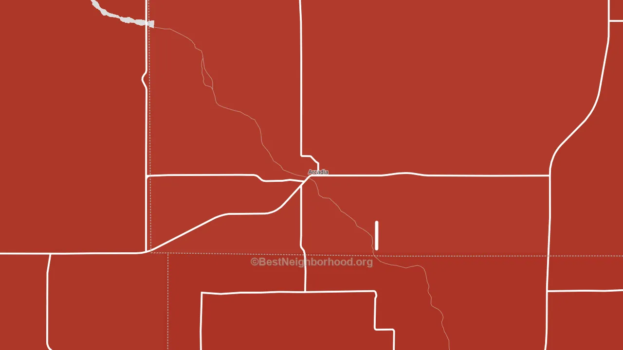 68815, NE block-group political-lean map