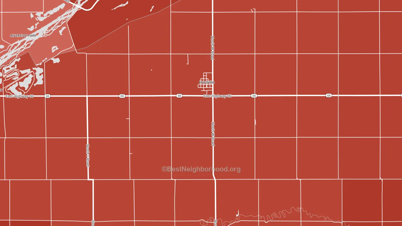 68846, NE block-group political-lean map