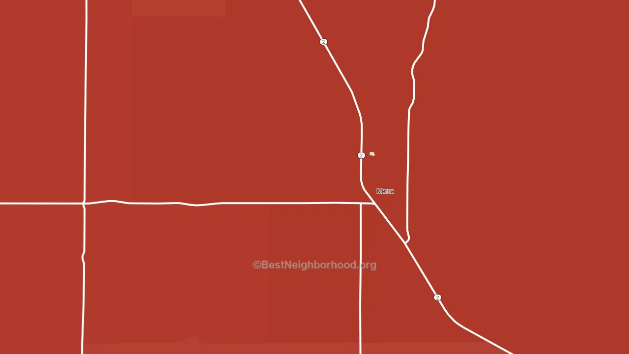 68856, NE block-group political-lean map