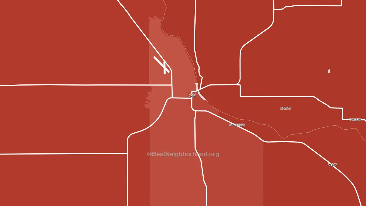 68862, NE block-group political-lean map