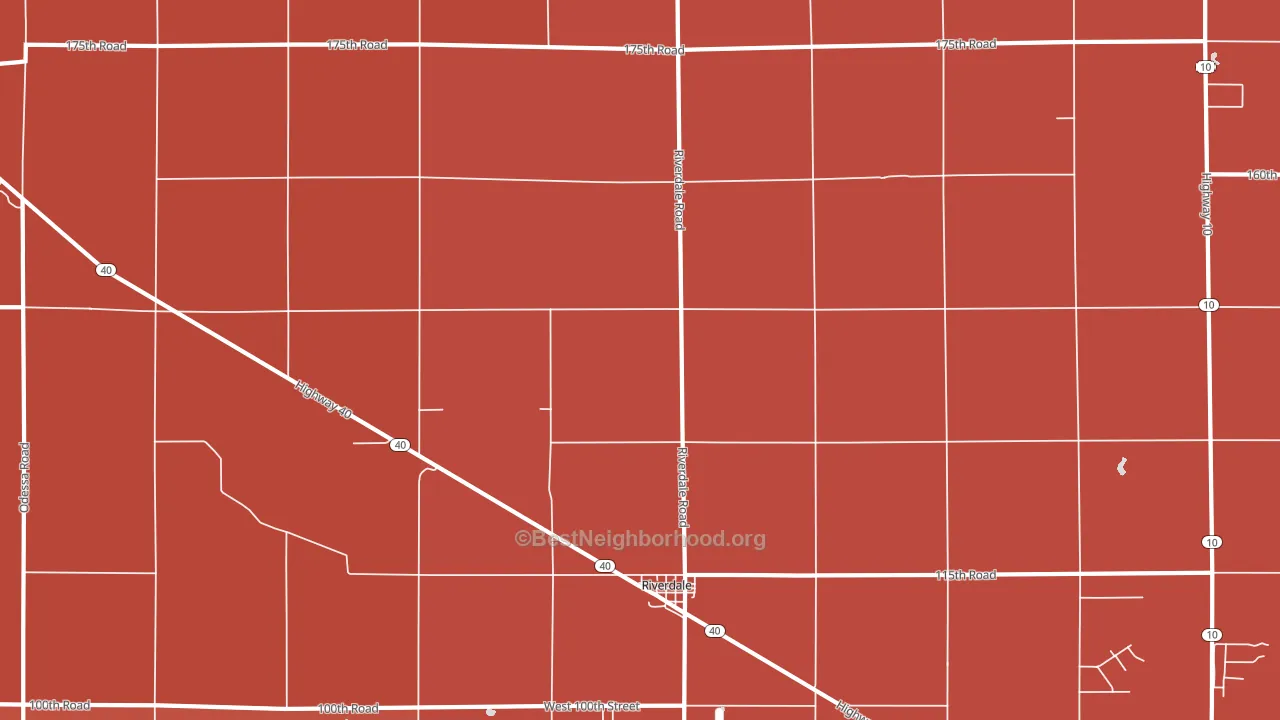 68870, NE block-group political-lean map