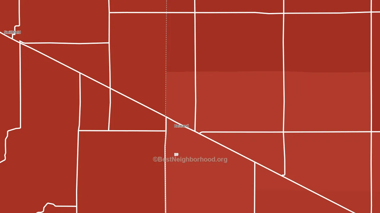 68927, NE block-group political-lean map