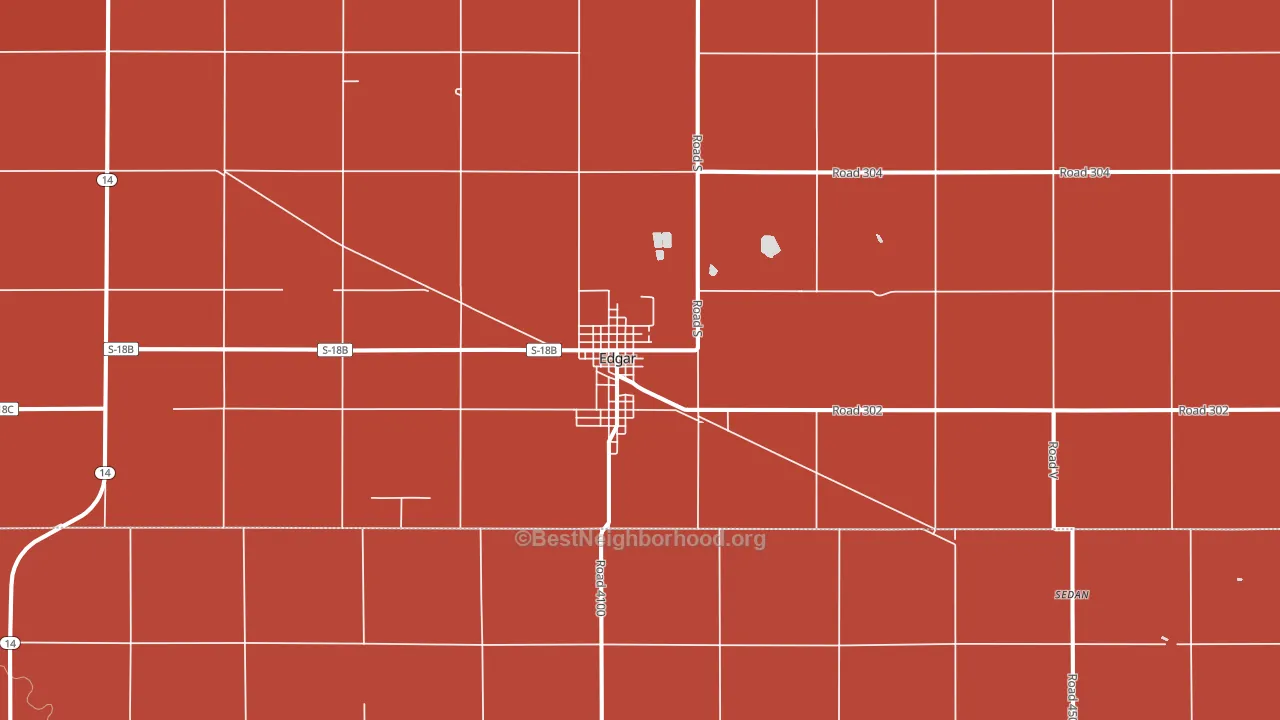 68935, NE block-group political-lean map