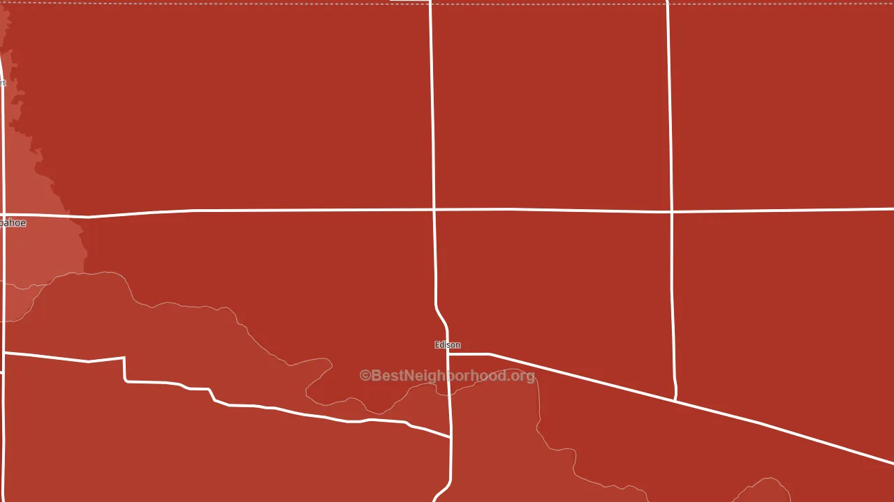 68936, NE block-group political-lean map