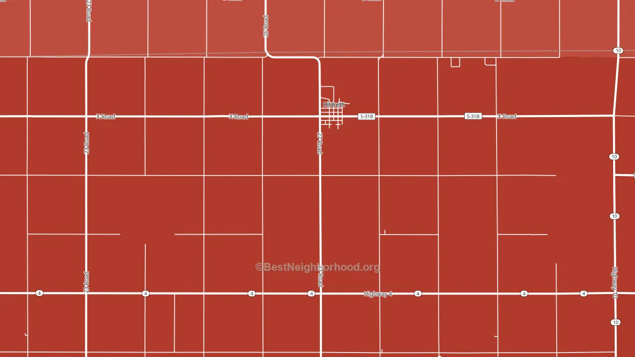 68947, NE block-group political-lean map