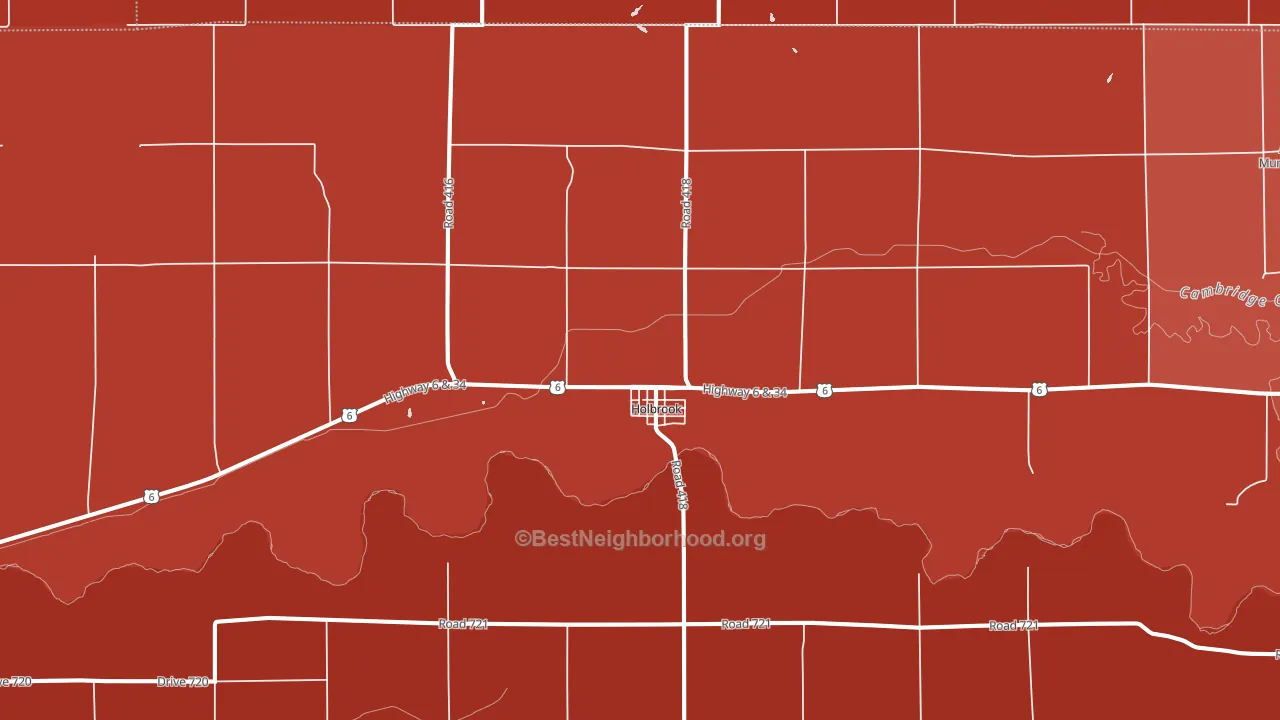 68948, NE block-group political-lean map