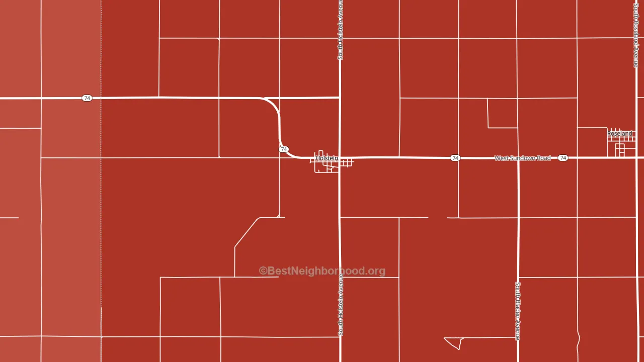 68950, NE block-group political-lean map