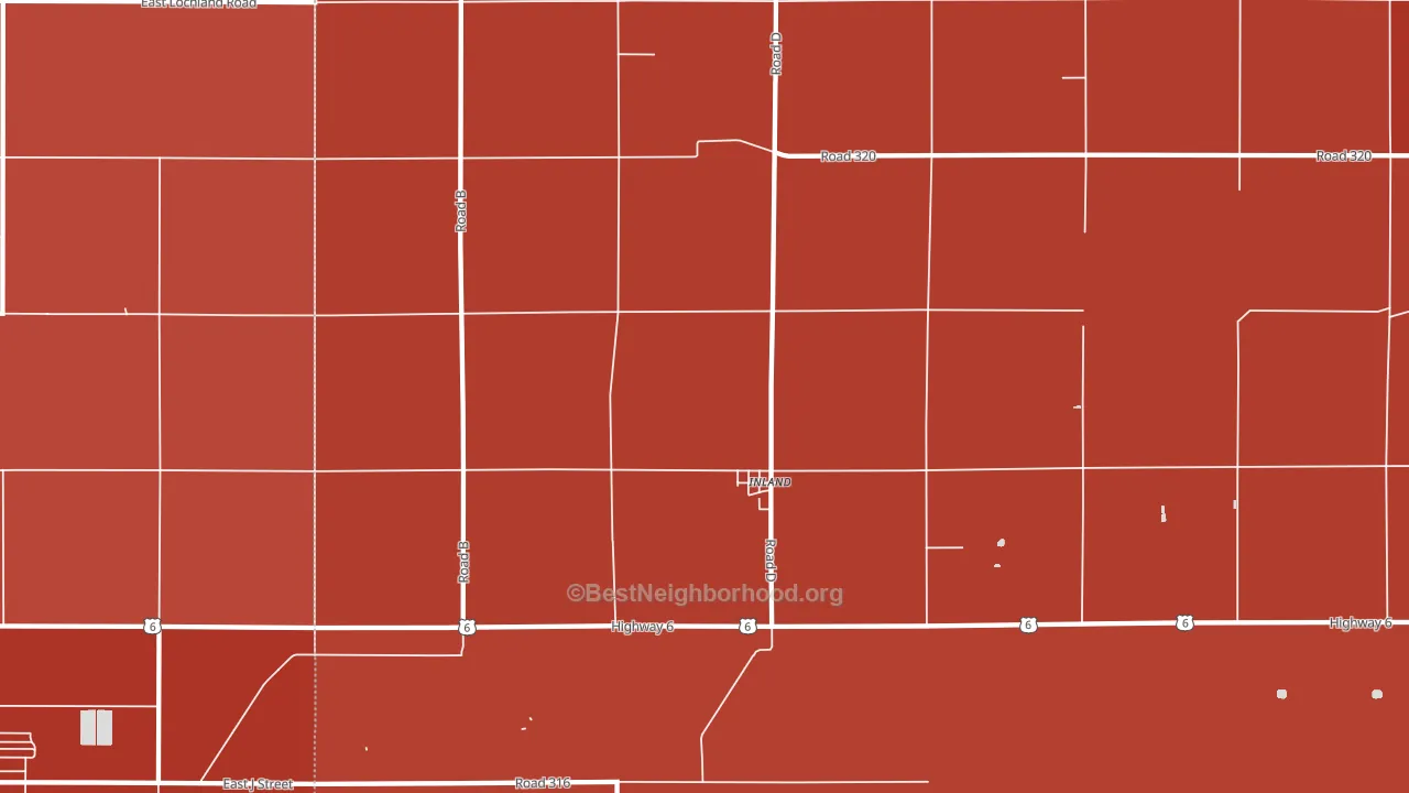 68954, NE block-group political-lean map