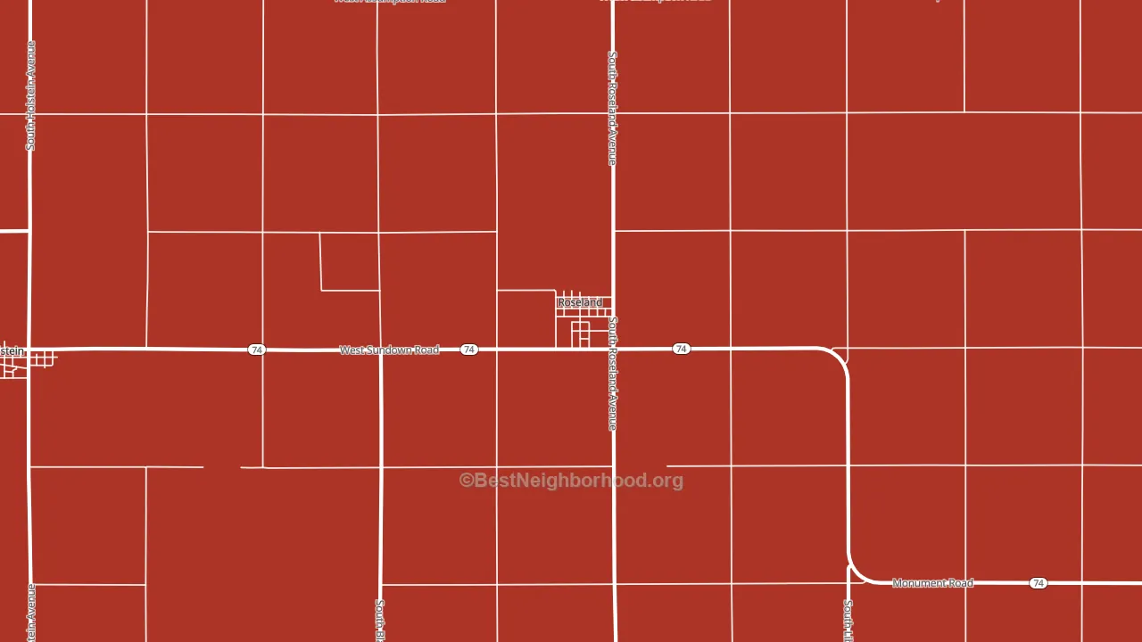 68973, NE block-group political-lean map
