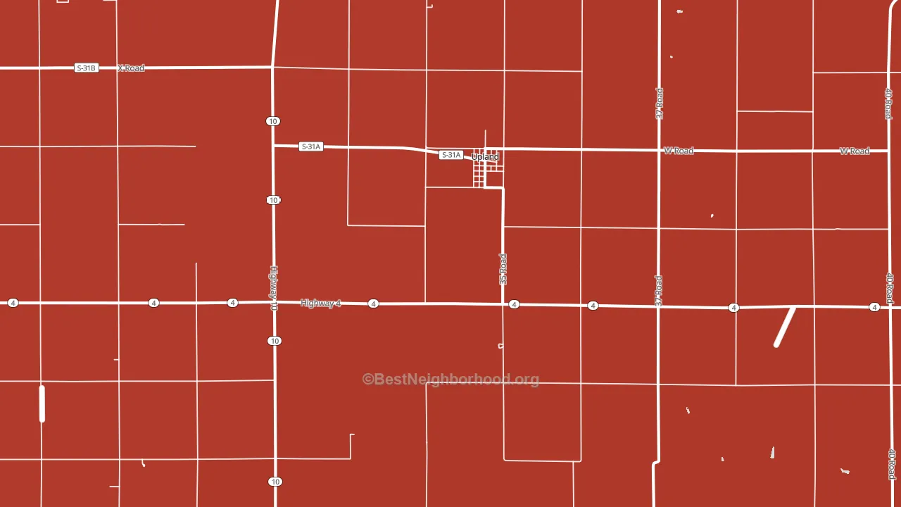 68981, NE block-group political-lean map