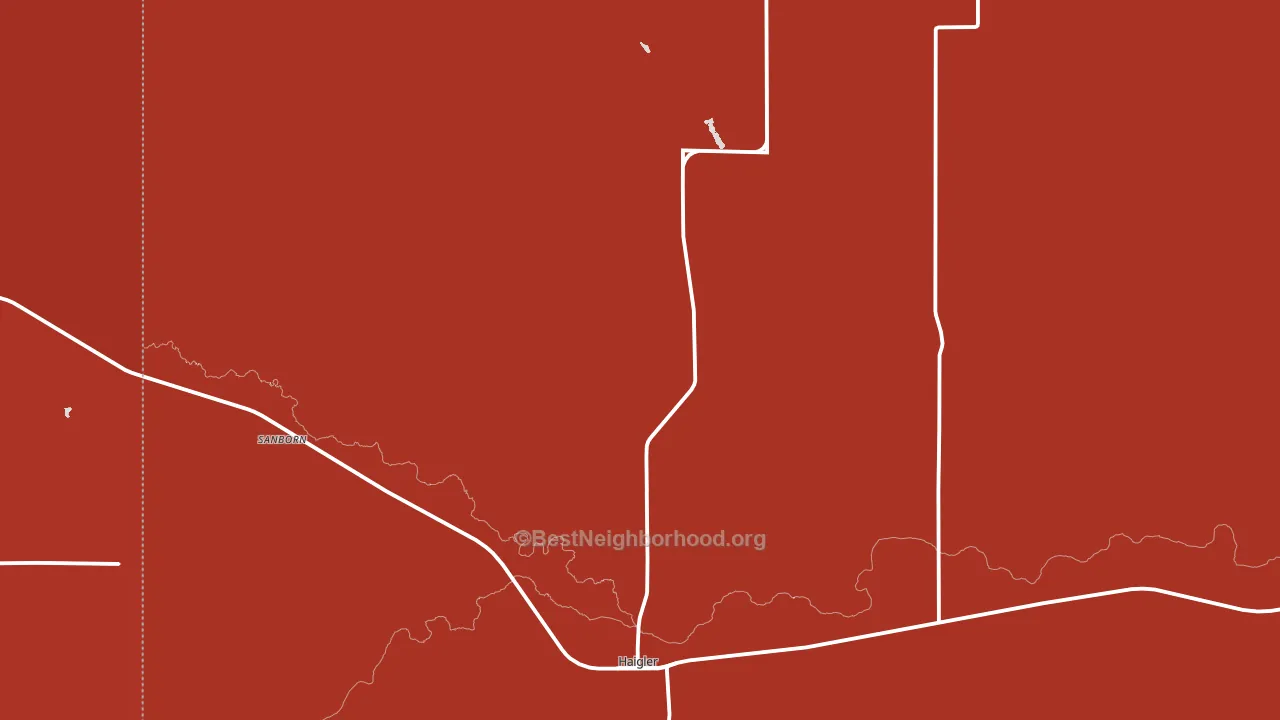 69030, NE block-group political-lean map