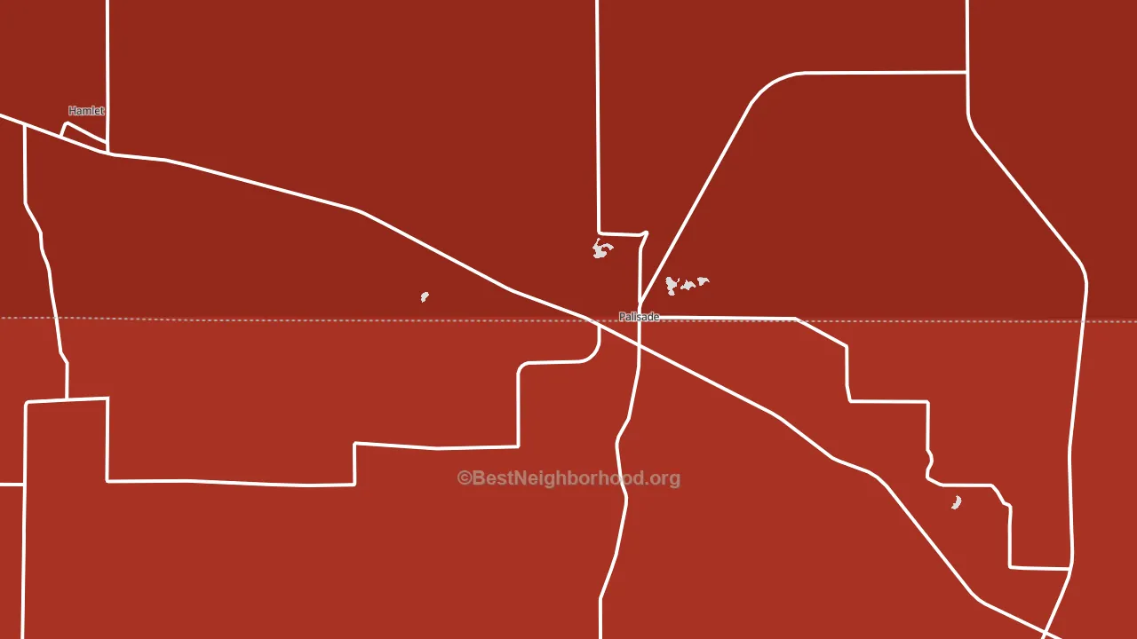 69040, NE block-group political-lean map