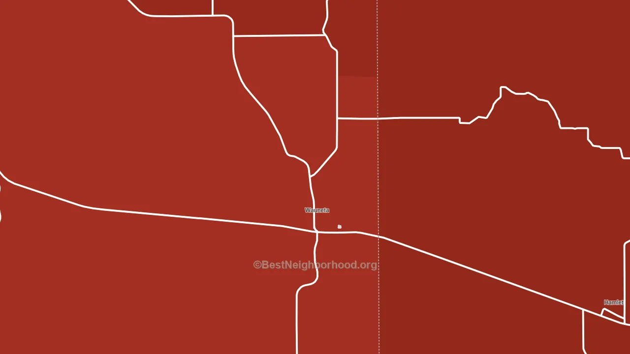 69045, NE block-group political-lean map