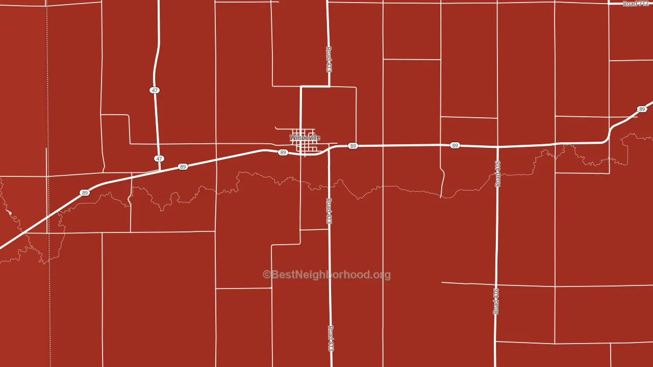 69046, NE block-group political-lean map