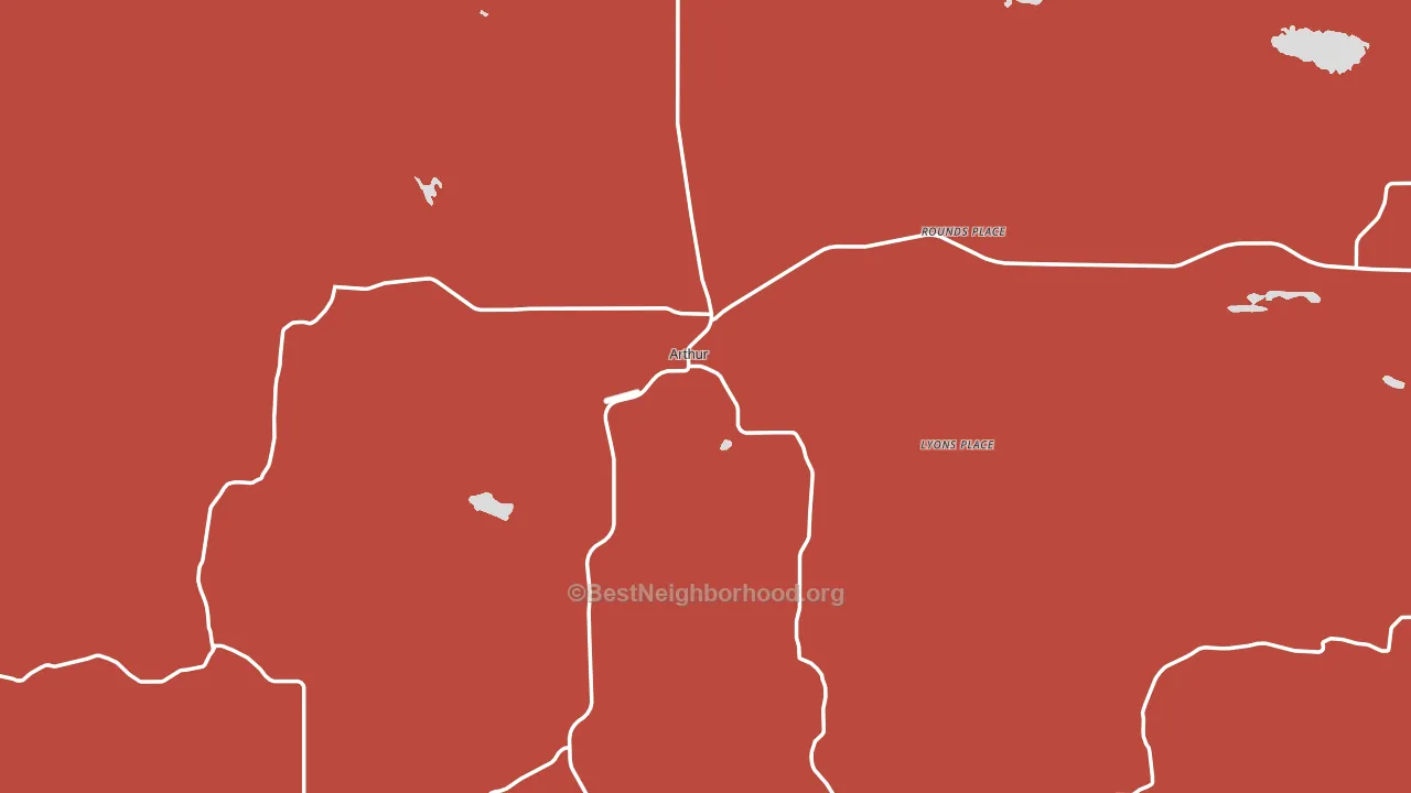 69121, NE block-group political-lean map