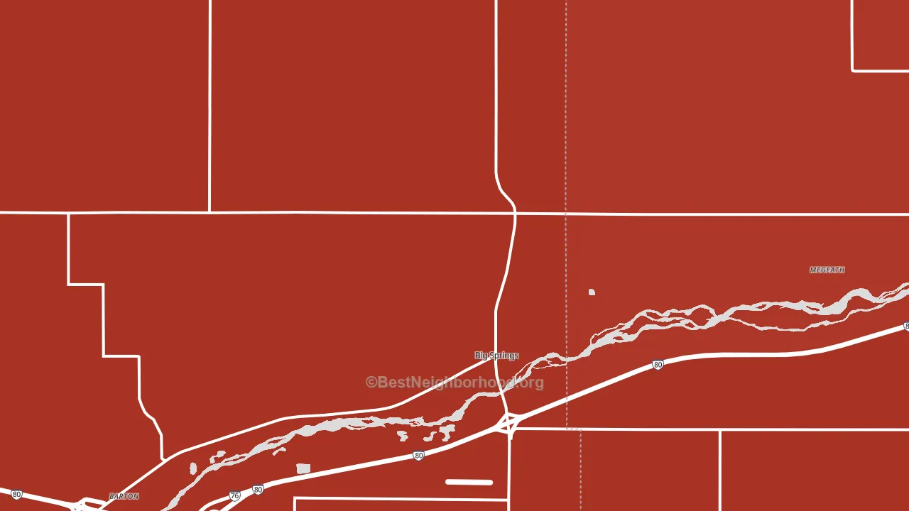 69122, NE block-group political-lean map