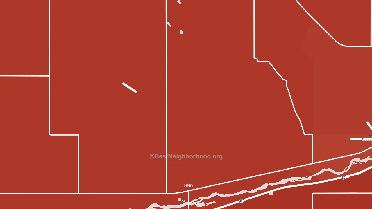 69127, NE block-group political-lean map