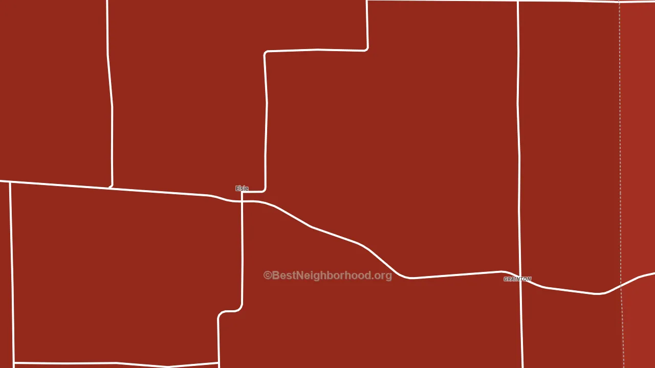 69134, NE block-group political-lean map