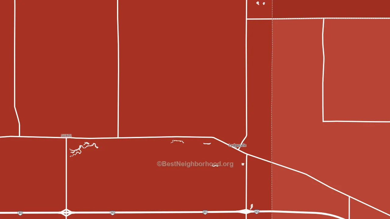 69149, NE block-group political-lean map