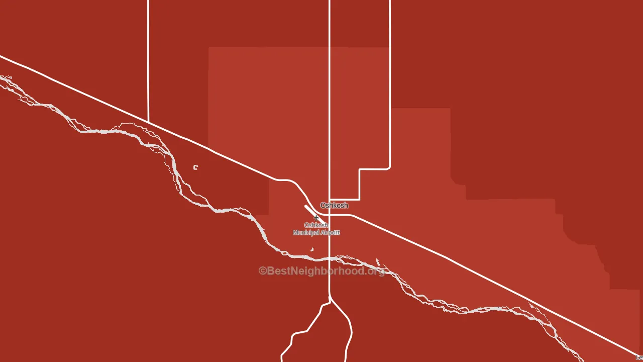 69154, NE block-group political-lean map